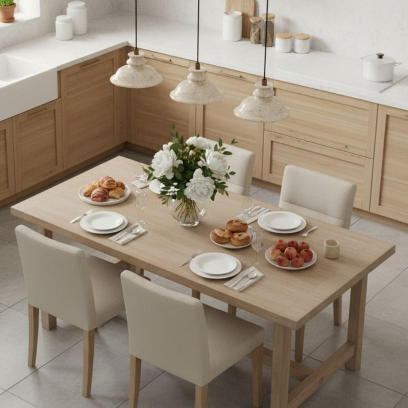 Jones Wabi Sabi Natural Sculpted Travertine Pendant Lamp