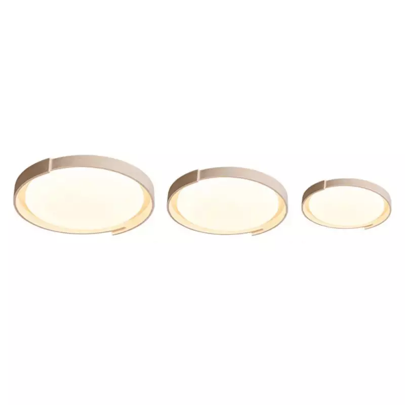 Jonathan Minimalist Round Travertine Stone Flush Mount Ceiling Light