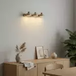 Macdonald Wabi Sabi Natural Travertine Adjustable Heads Wall Lamp