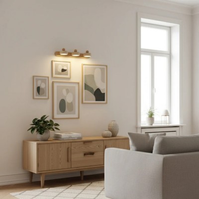 Macdonald Wabi Sabi Natural Travertine Adjustable Heads Wall Lamp