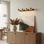 Macdonald Wabi Sabi Natural Travertine Adjustable Heads Wall Lamp