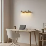 Macdonald Wabi Sabi Natural Travertine Adjustable Heads Wall Lamp