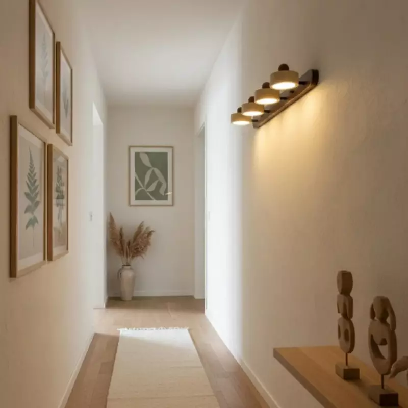 Macdonald Wabi Sabi Natural Travertine Adjustable Heads Wall Lamp