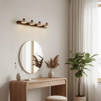 Macdonald Wabi Sabi Natural Travertine Adjustable Heads Wall Lamp