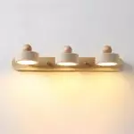 Macdonald Wabi Sabi Natural Travertine Adjustable Heads Wall Lamp