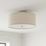 Conran Vintage Milk Glass Semi Flush Mount Eloise Ceiling Light