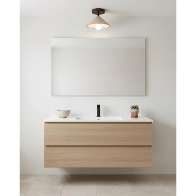 Katharine Minimalist Cone Shade Travertine Ceiling Lamp