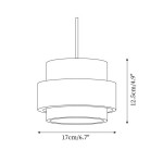 Timothy Wabi Sabi Natural Cylindrical Travertine Plug In Pendant Light