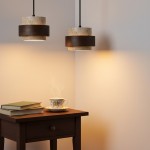 Timothy Wabi Sabi Natural Cylindrical Travertine Plug In Pendant Light