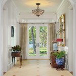 Ive Vintage Bronze Bowl 3-Light Crystal Semi Flush Ceiling Light