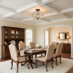 Kim Rustic Bronze 4-Light Crystal Semi-Flush Mount Ceiling Light