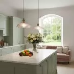 Anderson Modern Colorful Dome Ribbed Glass Pendant Light