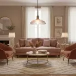 Anderson Modern Colorful Dome Ribbed Glass Pendant Light