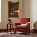 Anderson Modern Colorful Dome Ribbed Glass Pendant Light