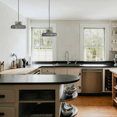 Chalayan Modern  Double-layered Striped Glass Pendant Light