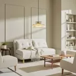 Chalayan Modern  Double-layered Striped Glass Pendant Light