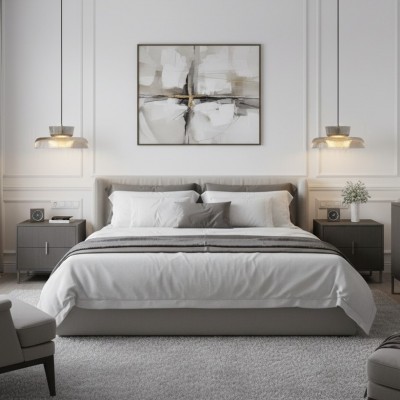 Chalayan Modern  Double-layered Striped Glass Pendant Light