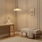 Chalayan Modern  Double-layered Striped Glass Pendant Light