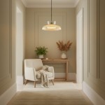 Chalayan Modern  Double-layered Striped Glass Pendant Light