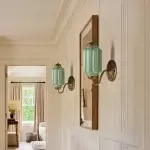 Vintage Elegant Milk Glass Eloise Wall Sconce - Retro Accent Lighting for Bathroom\Bedroom\Hallway