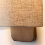 Ondine Modern Linen Fabric Shade Wall Sconce