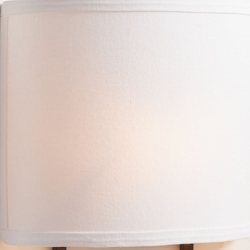 Zylar Modern Metal Fabric Shade Wall Sconce