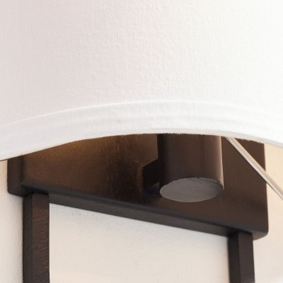Zylar Modern Metal Fabric Shade Wall Sconce
