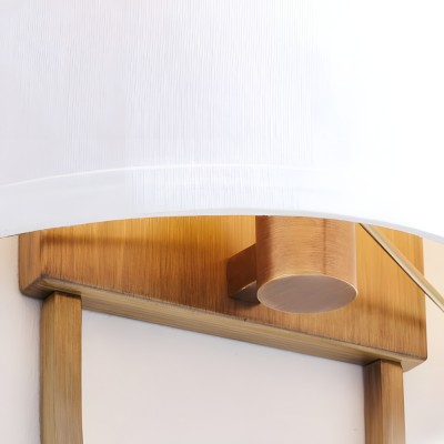 Zylar Modern Metal Fabric Shade Wall Sconce