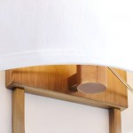 Zylar Modern Metal Fabric Shade Wall Sconce