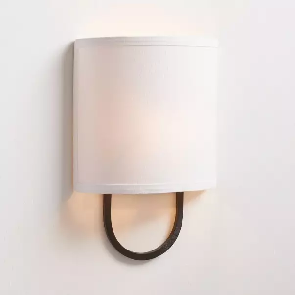 Zylar Modern Metal Fabric Shade Wall Sconce