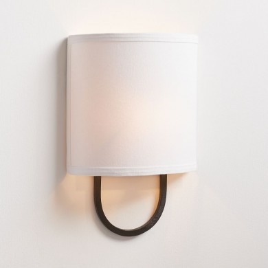 Zylar Modern Metal Fabric Shade Wall Sconce
