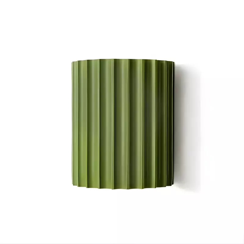 Pranavi Modern Bundle Ribbed Fluted Resin Wall Sconce
