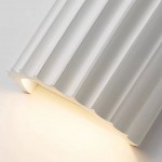 Pranavi Modern Bundle Ribbed Fluted Resin Wall Sconce