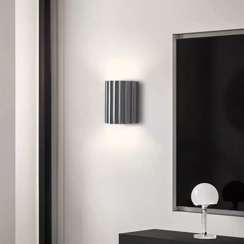 Pranavi Modern Bundle Ribbed Fluted Resin Wall Sconce