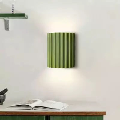 Pranavi Modern Bundle Ribbed Fluted Resin Wall Sconce