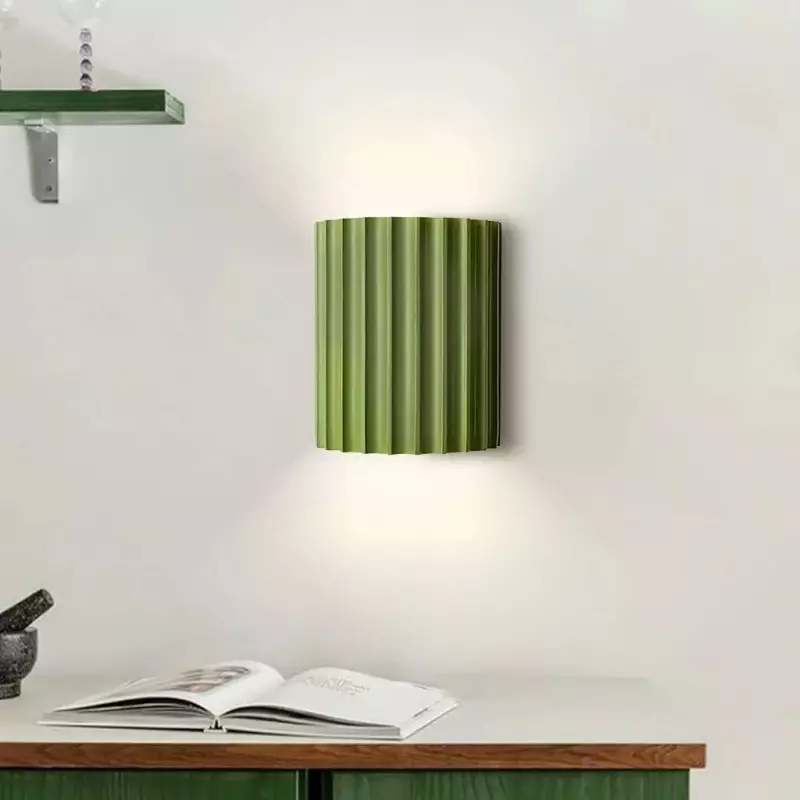Pranavi Modern Bundle Ribbed Fluted Resin Wall Sconce
