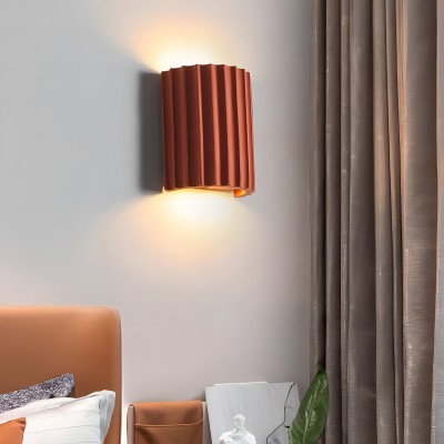 Pranavi Modern Bundle Ribbed Fluted Resin Wall Sconce