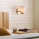 Jaxlynth Modern Rotatable Milk Glass Cone Sconce