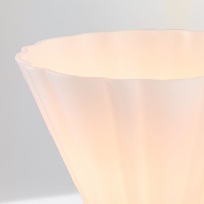 Jaxlynth Modern Rotatable Milk Glass Cone Sconce