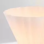 Jaxlynth Modern Rotatable Milk Glass Cone Sconce