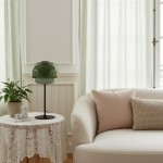 Xyndrae Modern Nordic Double-Layered Tinted Glass Table Lamp