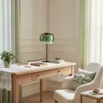 Xyndrae Modern Nordic Double-Layered Tinted Glass Table Lamp