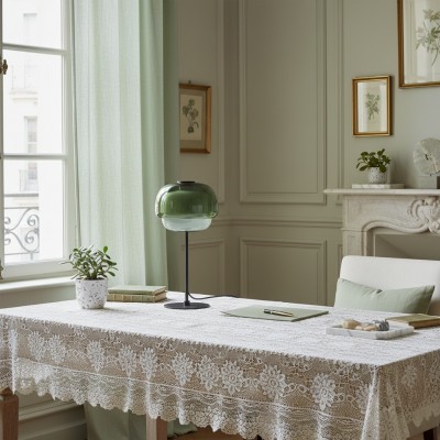 Xyndrae Modern Nordic Double-Layered Tinted Glass Table Lamp