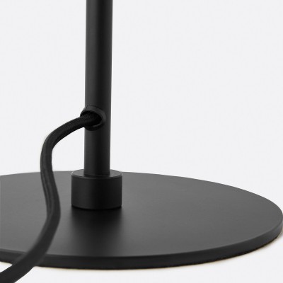 Xyndrae Modern Nordic Double-Layered Tinted Glass Table Lamp