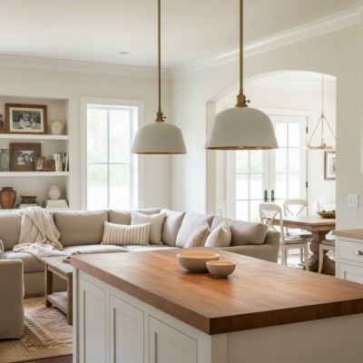 Pyrinxel Industrial Modern Metal Bell Shade Pendant Light