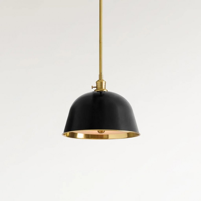 Pyrinxel Industrial Modern Metal Bell Shade Pendant Light