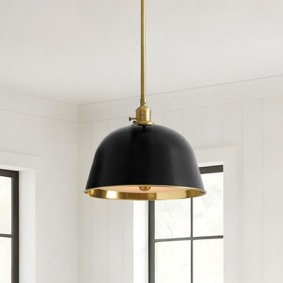 Pyrinxel Industrial Modern Metal Bell Shade Pendant Light