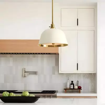 Pyrinxel Industrial Modern Metal Bell Shade Pendant Light