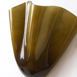 Kyrintha Mid-Century Modern Skirt Shell Glass Wall Sconce