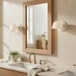 Pyrvyn Mid-Century Modern Milk Glass Shade Wall Sconce